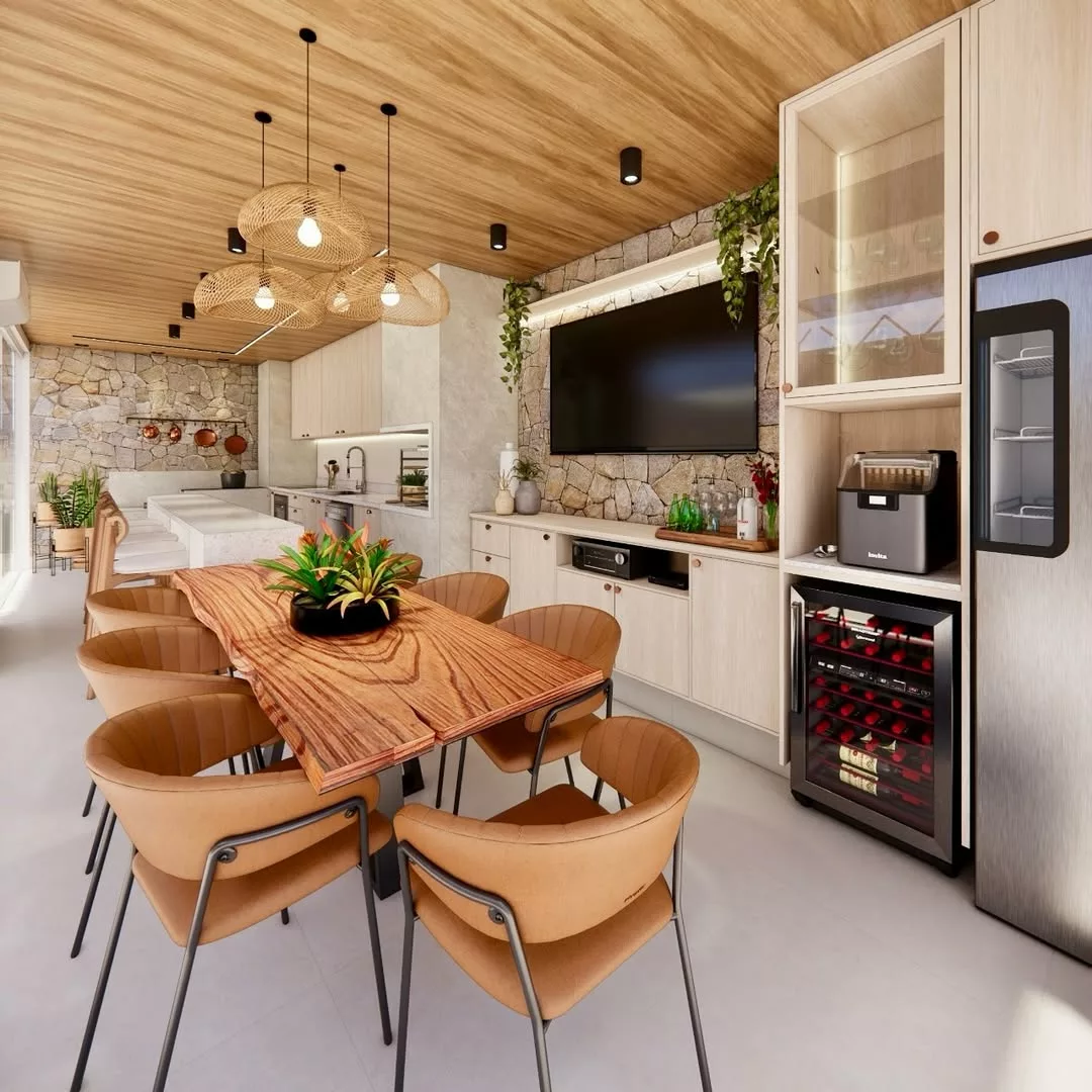 projeto area gourmet com churrasqueira a gas