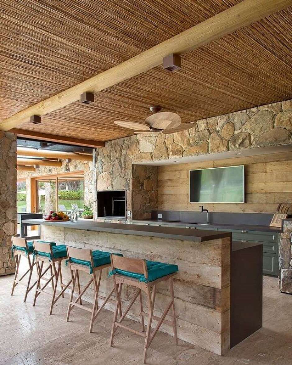 projeto area gourmet