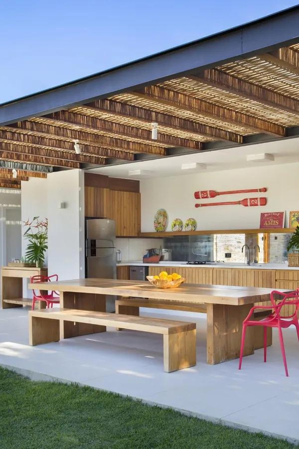 projeto area gourmet pequena vs grande