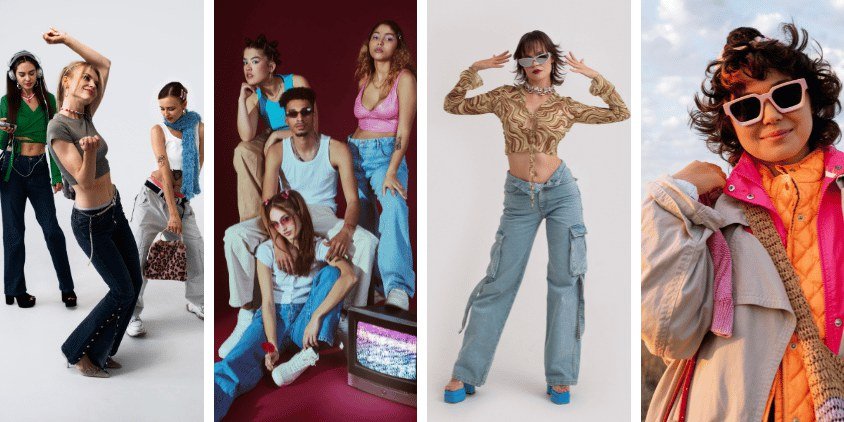 looks inspiração moda anos 2000