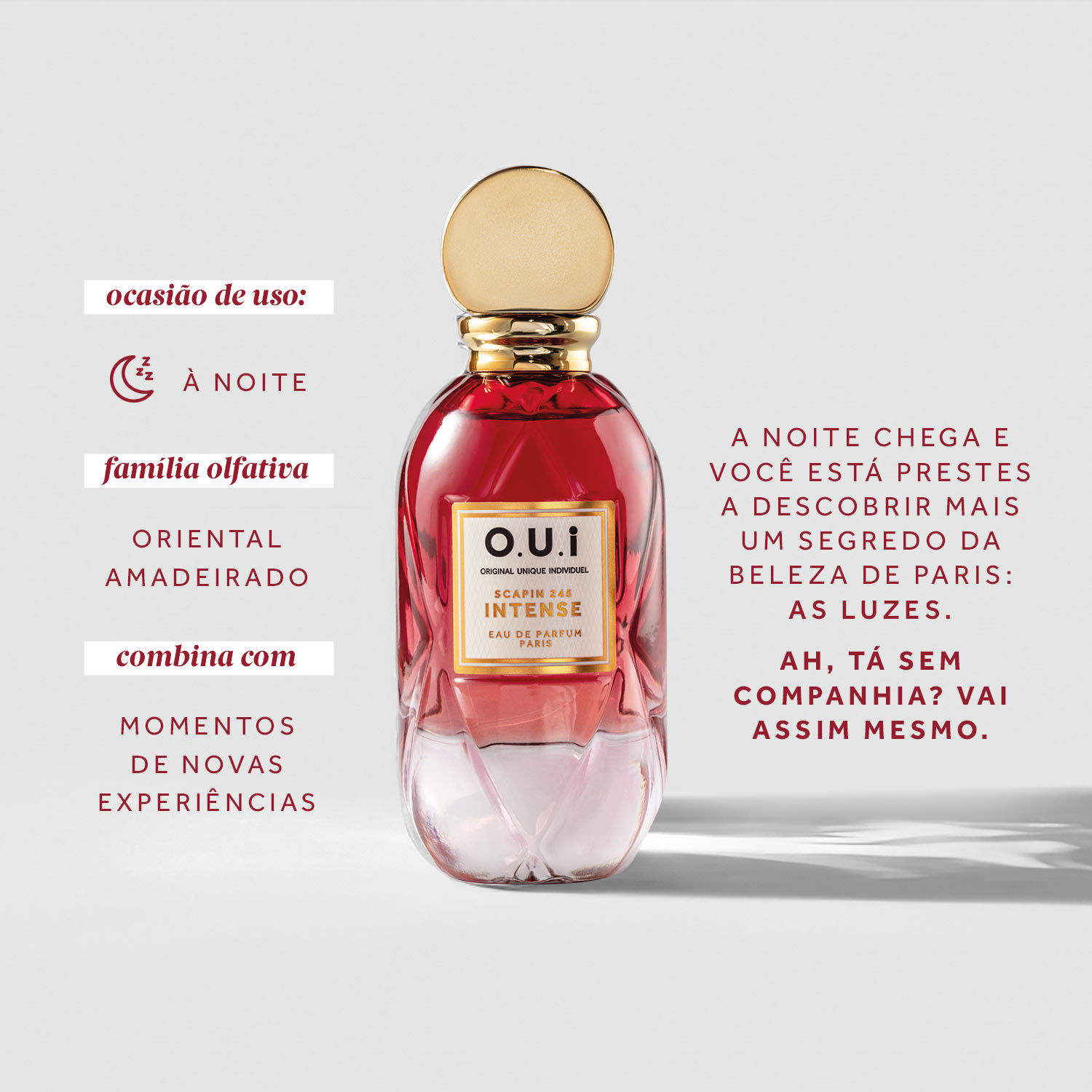 preço perfume OUI Scapin 245 Intense 75ml