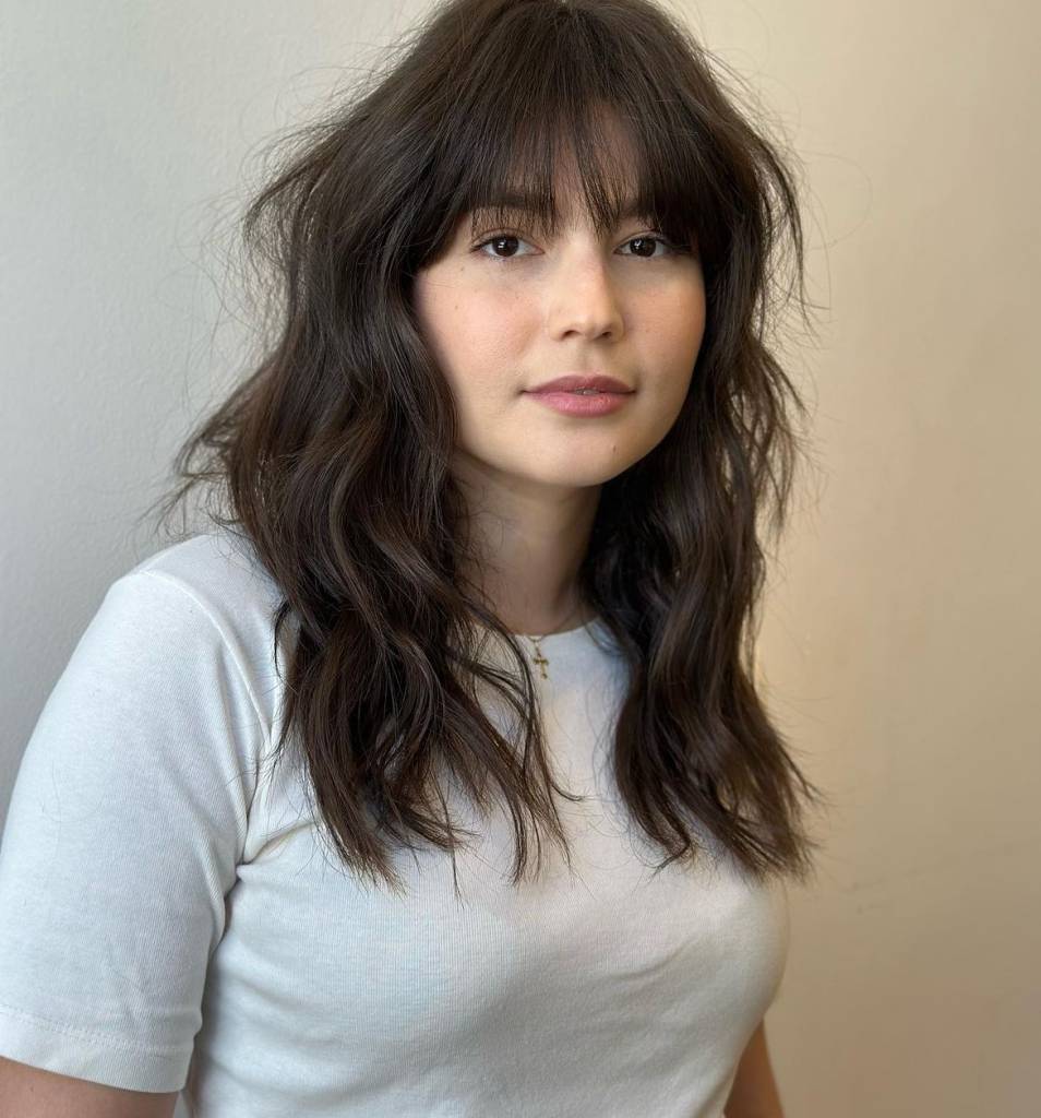 como estilizar shaggy hair curto em cabelo liso