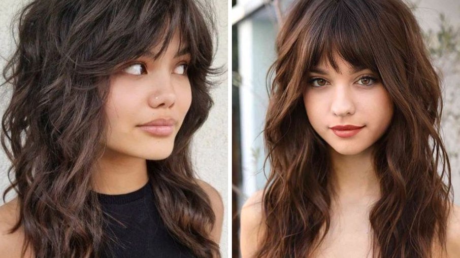 corte shaggy vs corte em camadas cabelo liso