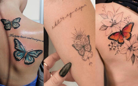 tatuagem feminina delicada vs tatuagem feminina com cor