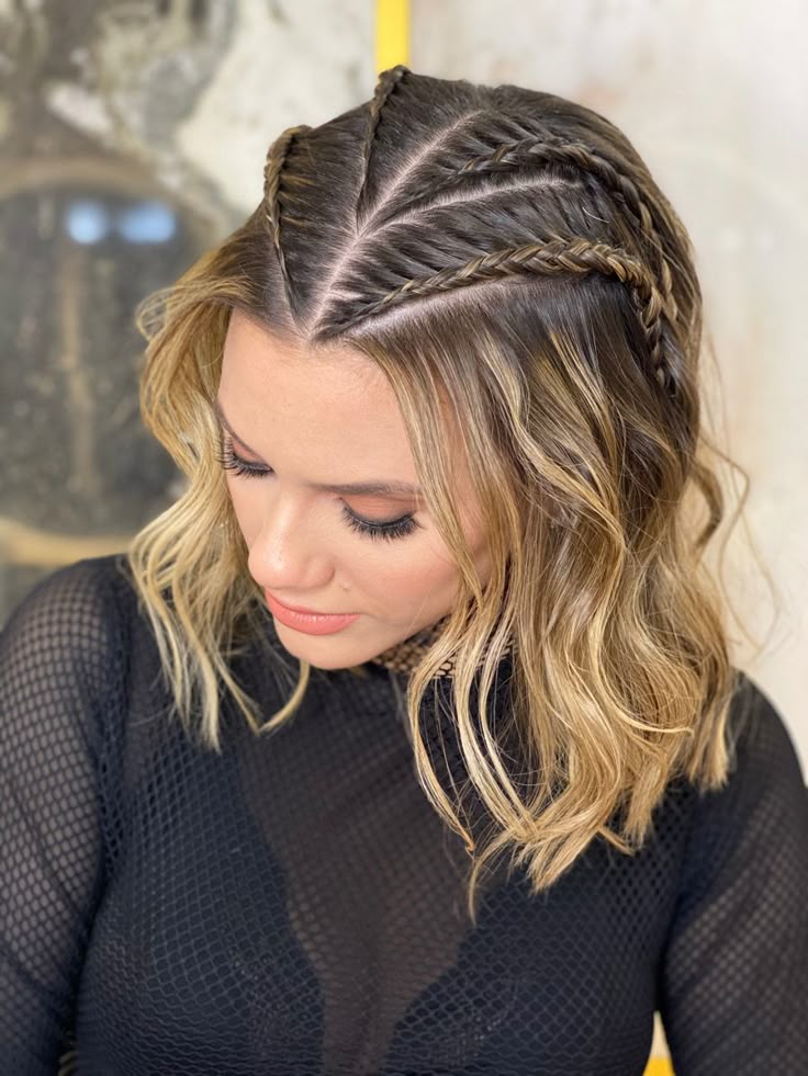 inspiração trancinhas cabelo liso estilos