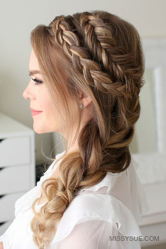 inspiração trancinhas cabelo liso estilos