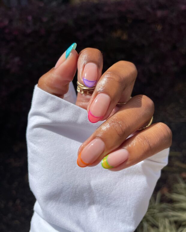 ideias de unhas francesinha para casamento