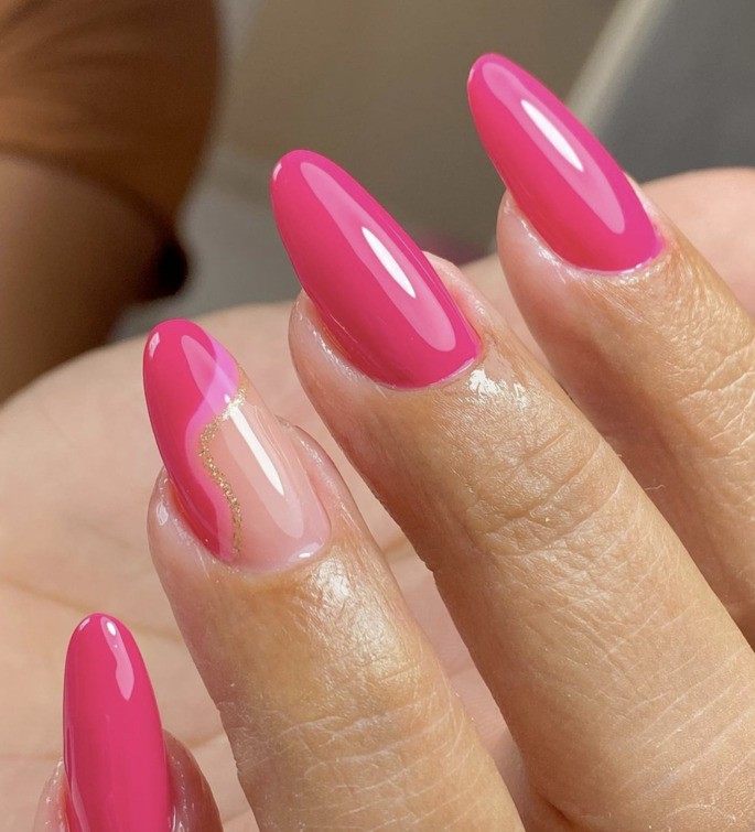 unha rosa pink vs unha rosa claro