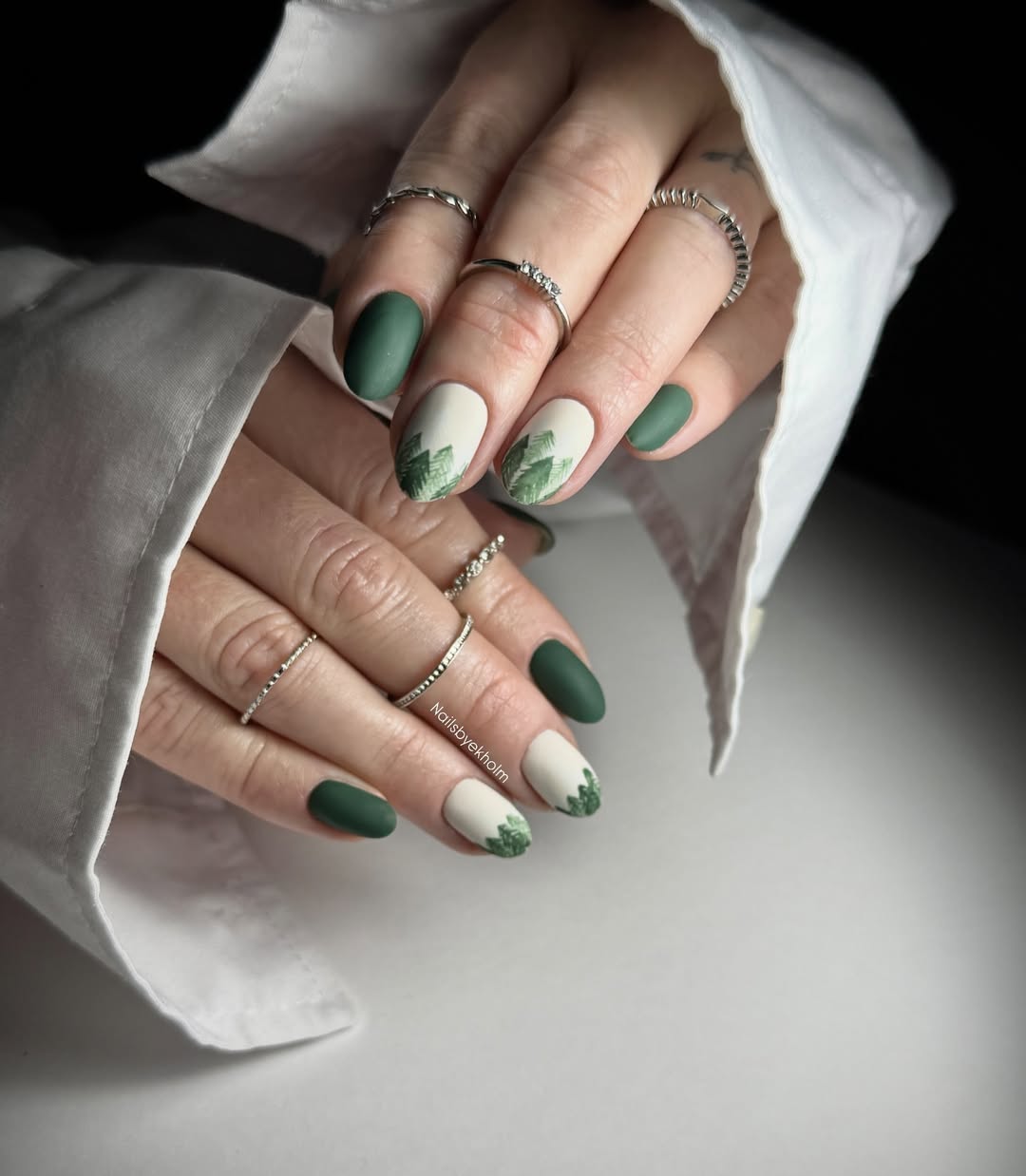 unha verde oliva vs verde militar qual escolher