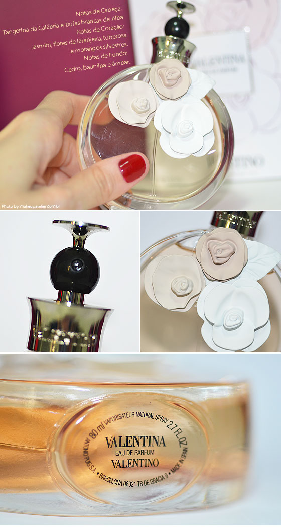 notas de topo coração fundo perfume valentina