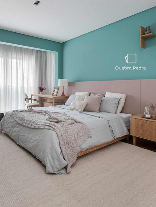 ideias de decoração com verde água para sala