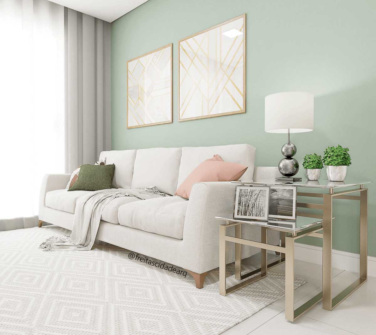 erros comuns ao usar verde água na decoração