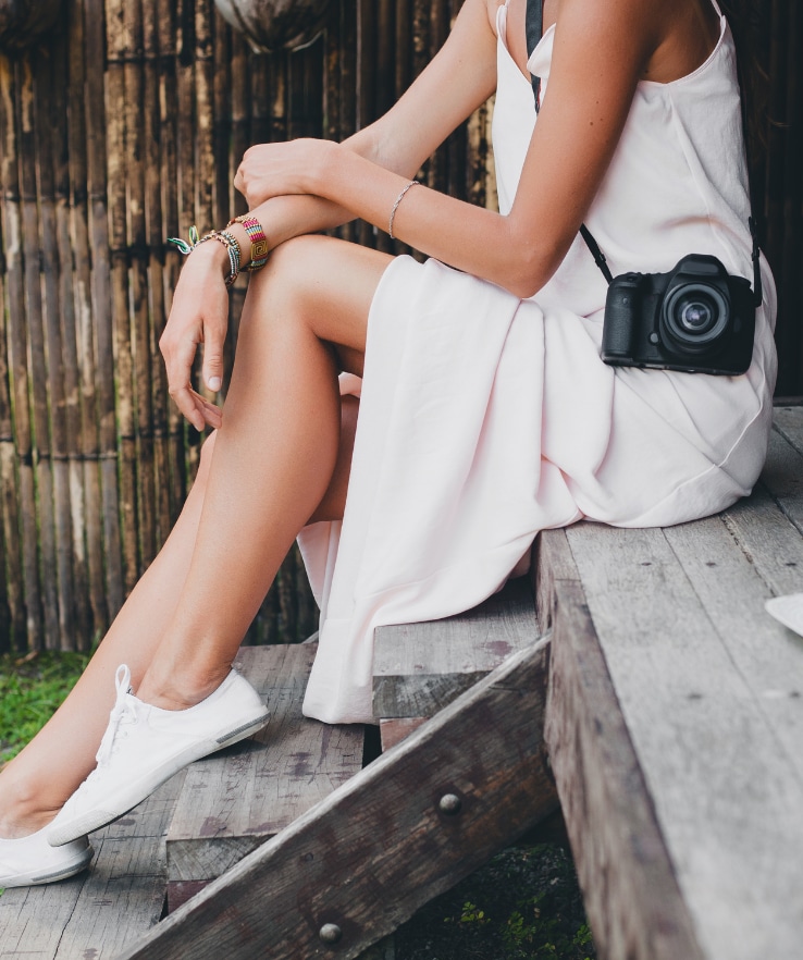 vestido combina com tênis