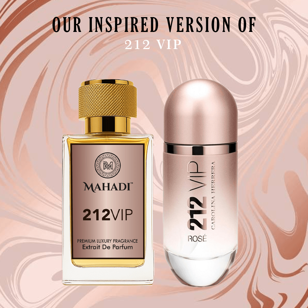 perfume 212 VIP Rose notas de pêssego